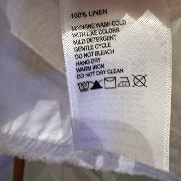 Tommy Bahama Classic White Linen Jean Jacket size large - Picture 4 of 5